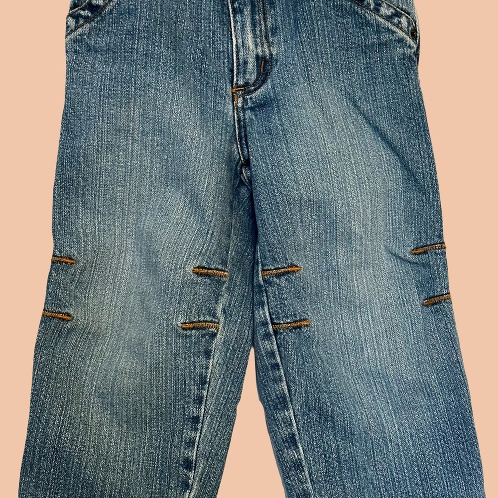 Levi Strauss Signature Jeans 3T Boys, Elastic Waist, Details On Pockets And Knee